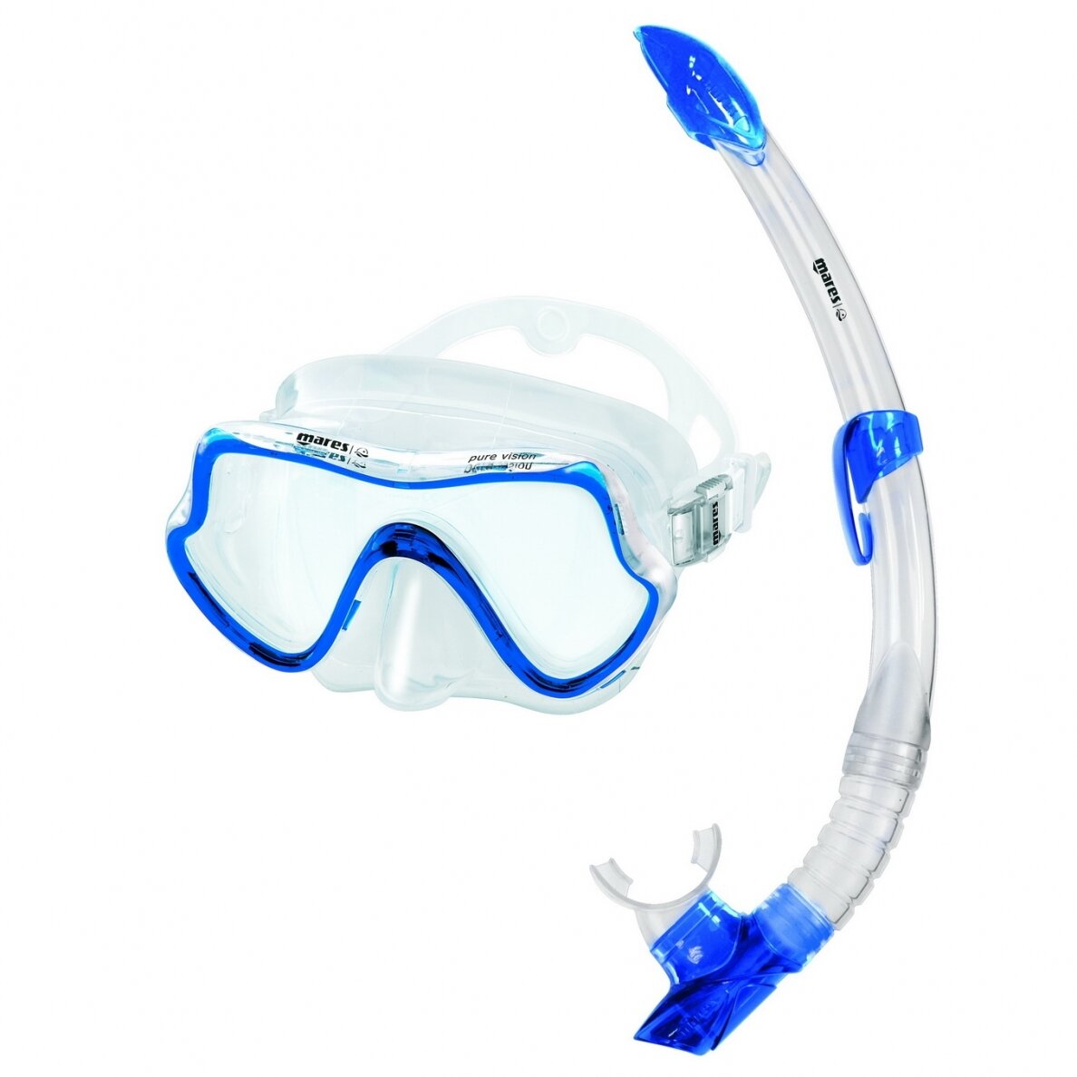 Kaukė + vamzdelis Set Pure Vision Mares