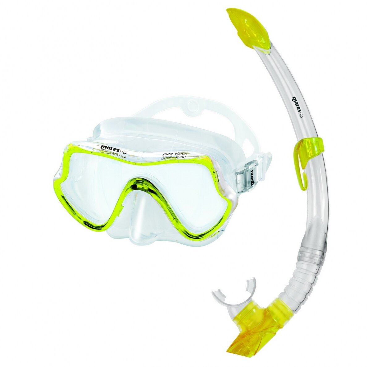 Kaukė + vamzdelis Set Pure Vision Mares
